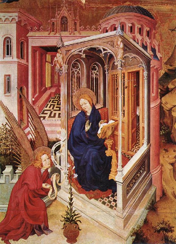 BROEDERLAM, Melchior The Annunciation qow oil painting picture